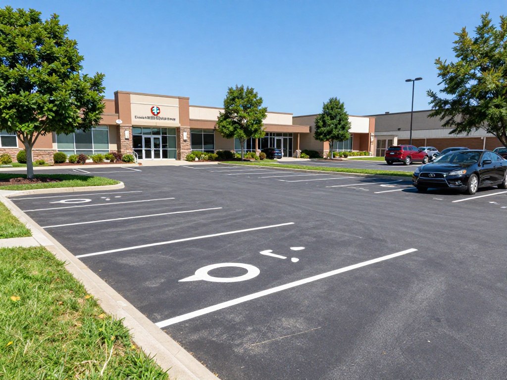 Dental clinic parking area