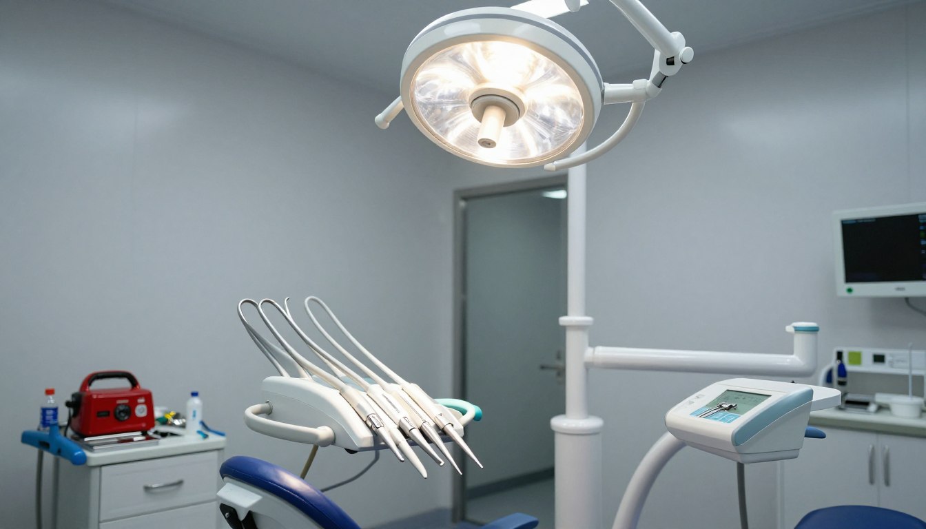 Emergency dental treatment room ready