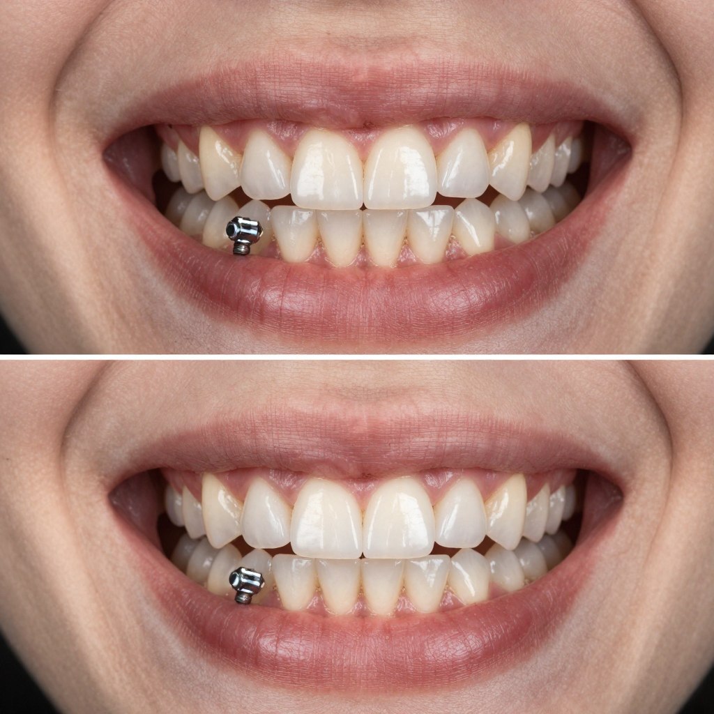 Full arch dental implant restoration with multiple implants