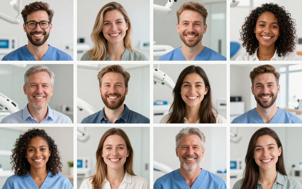 Happy patients with beautiful smiles after dental treatment in Sydney