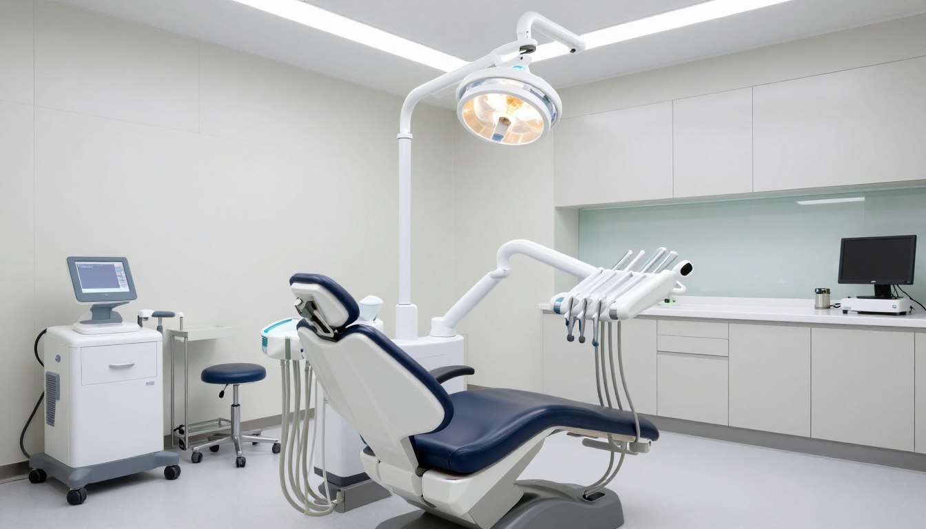 Modern dental surgery suite with advanced equipment