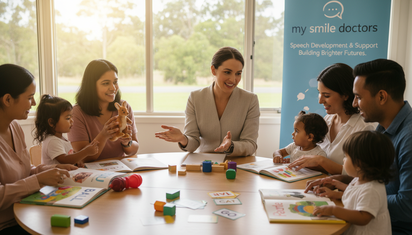 Support groups and resources for speech development in Australia