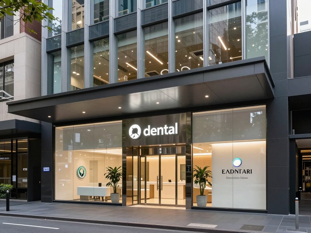 Sydney Premier Dental modern clinic exterior in Sydney CBD