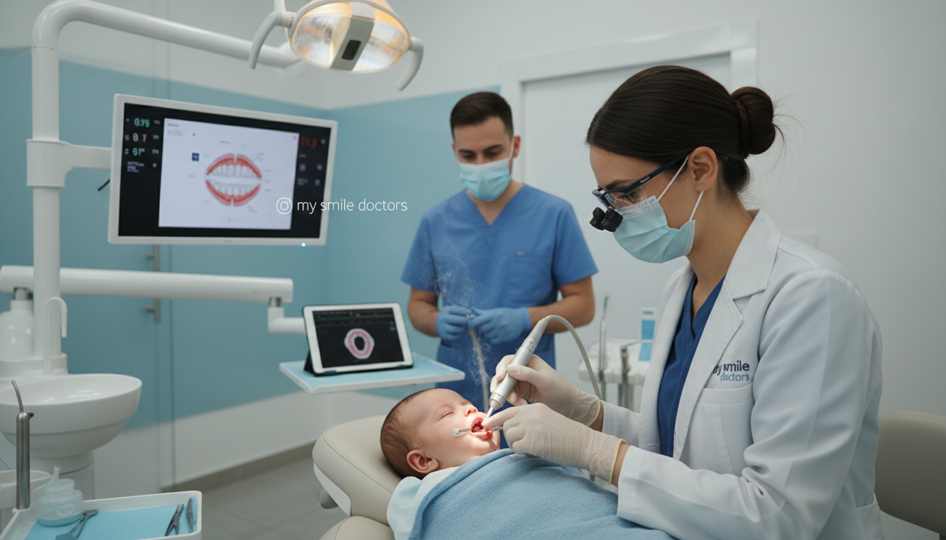 frenuloplasty and frenectomy procedure