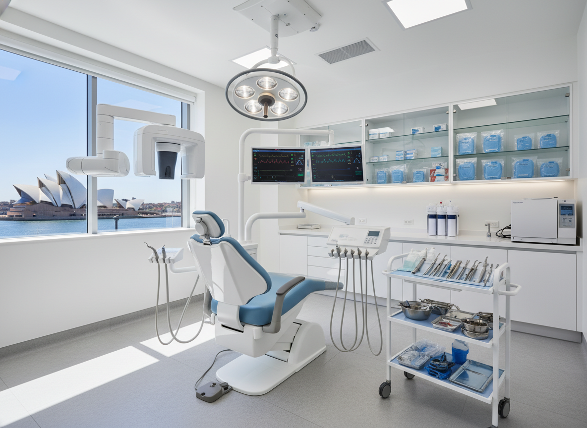 modern dental surgery equipment for wisdom teeth extraction