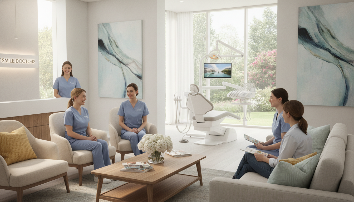 Comfortable and welcoming dental environment Comfortable and welcoming dental environment