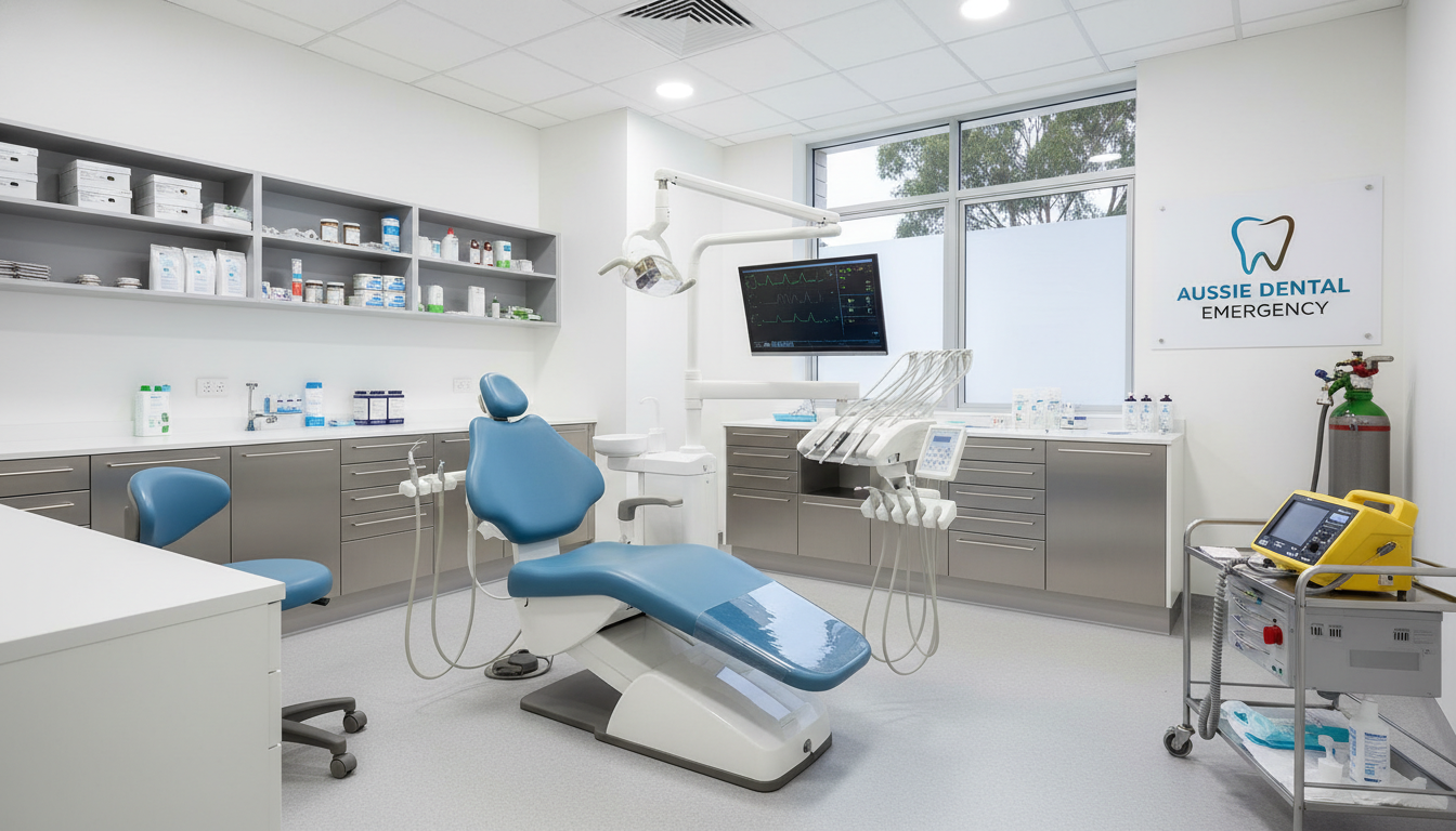 Emergency dental care treatment room at My Smile Doctors Dentist Parramatta