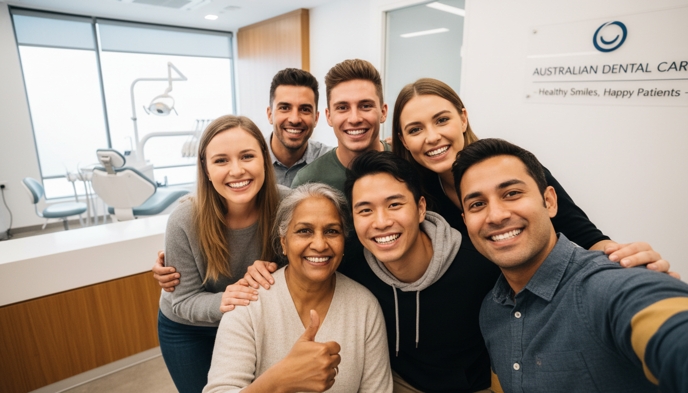 Happy patients smiling after treatment at My Smile Doctors Dentist Parramatta