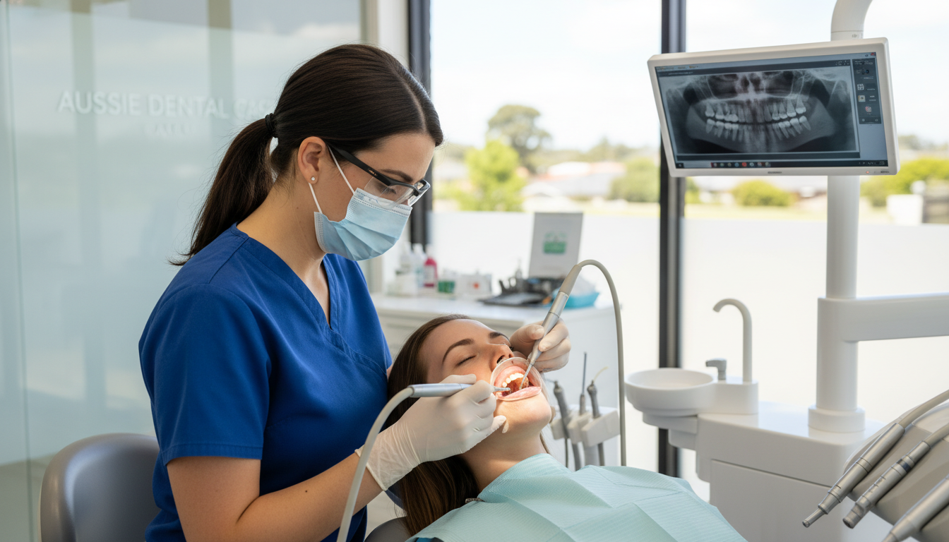 Periodontal treatment being performed at My Smile Doctors Dentist Parramatta