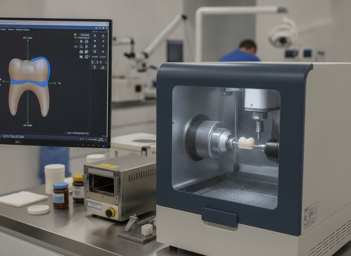 CAD/CAM technology for same-day dental crowns CAD/CAM technology for same-day dental crowns