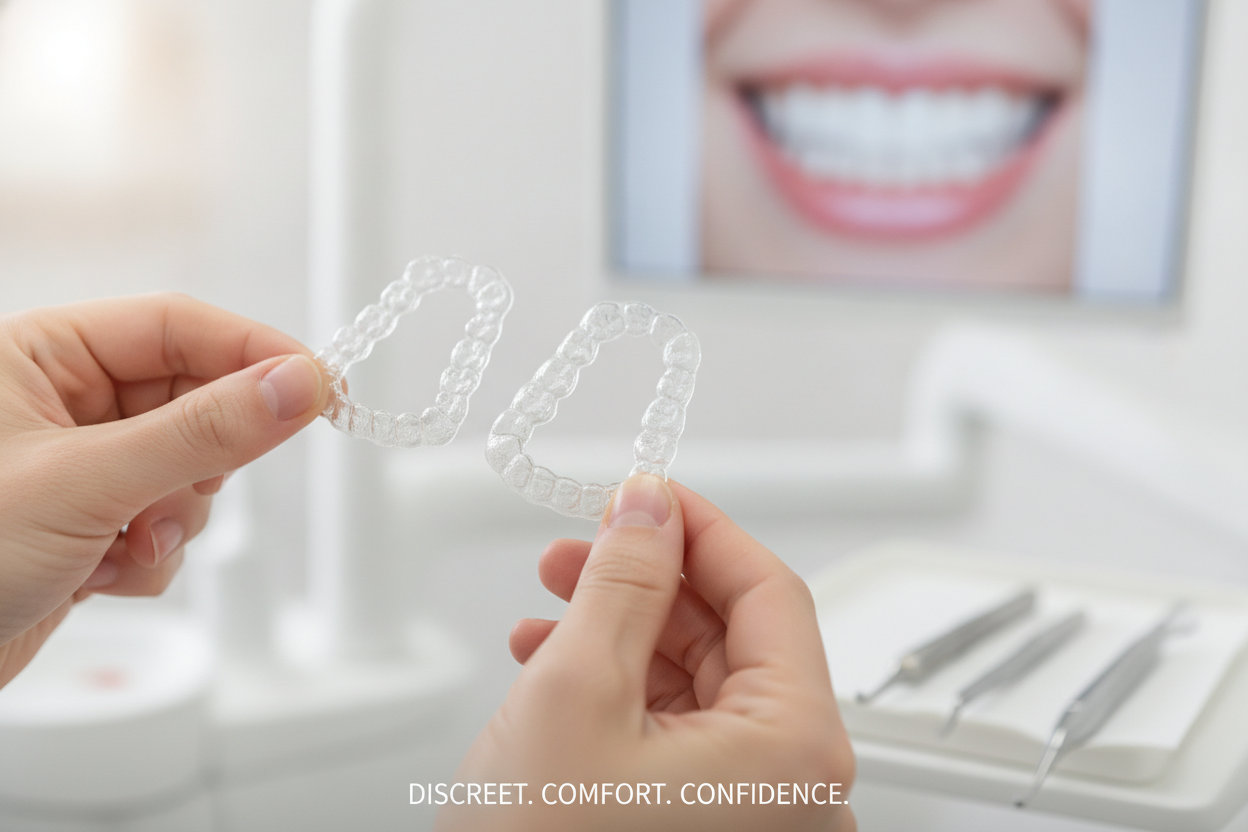 Clear aligners for invisible orthodontic treatment Clear aligners for invisible orthodontic treatment